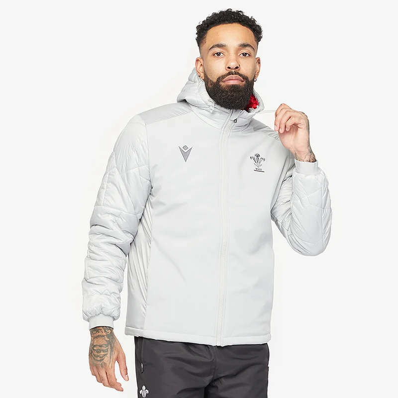 Macron Wales 22/23 Padded Bomber Jacket
