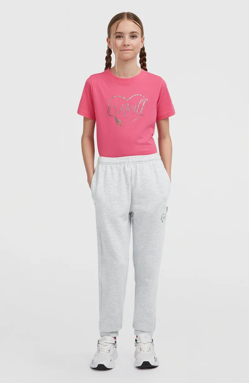 Essentials joggingbroek | White Melange