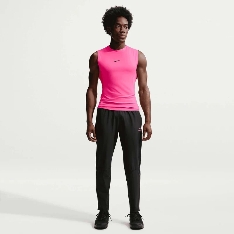 Pro Men's Dri-fit strakke, mouwloze fitnesstop