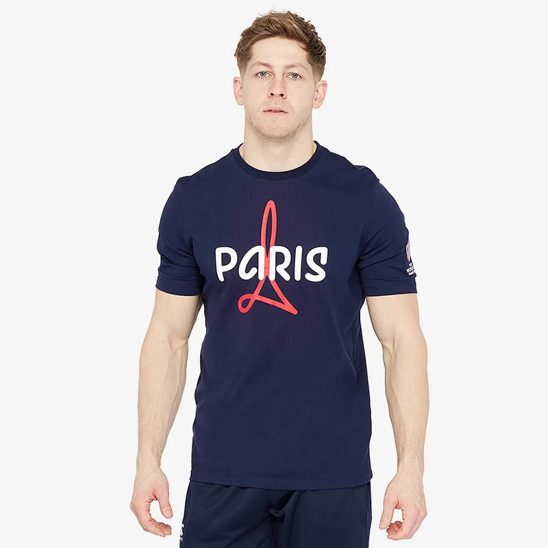 Macron France RWC 2023 Cotton Poly T-Shirt Paris