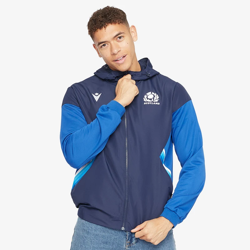 Macron Scotland 22/23 Travel Full Length Zip Hoodie