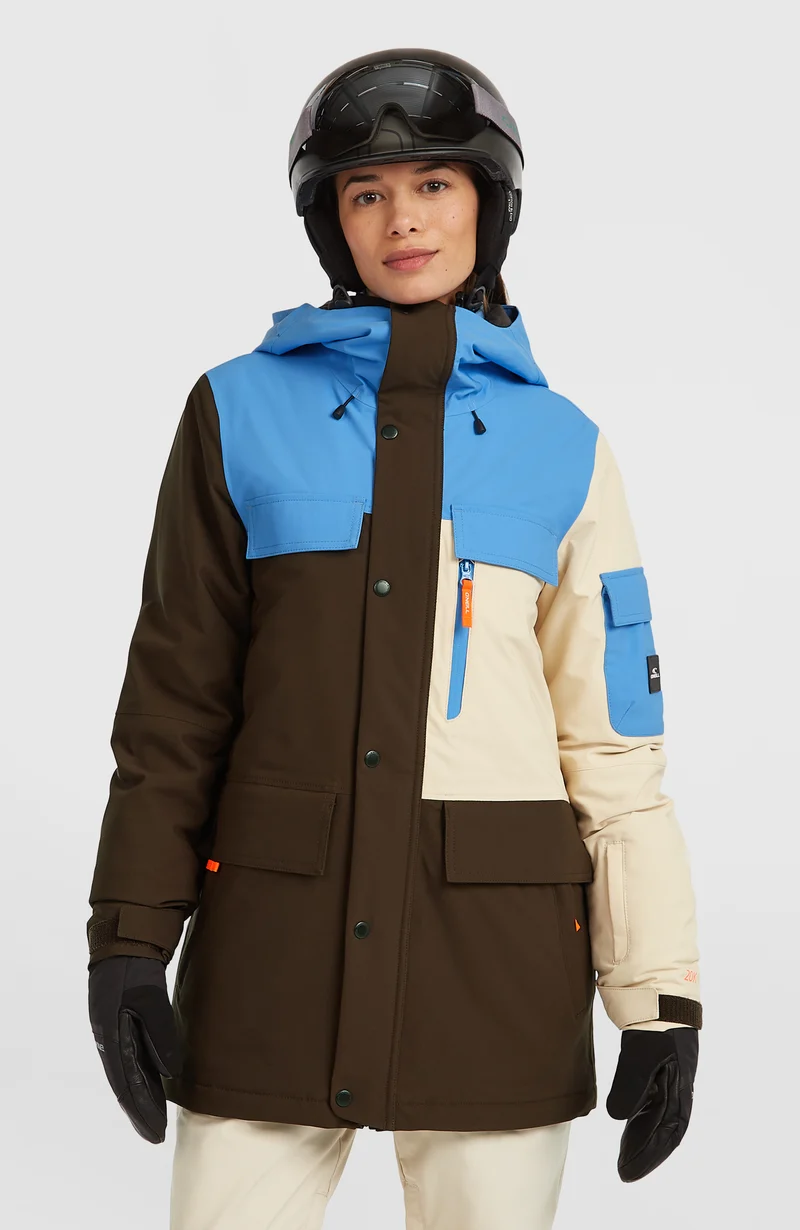 FWC'Peak Pro wintersportjas | Blue Poppy Colour Block