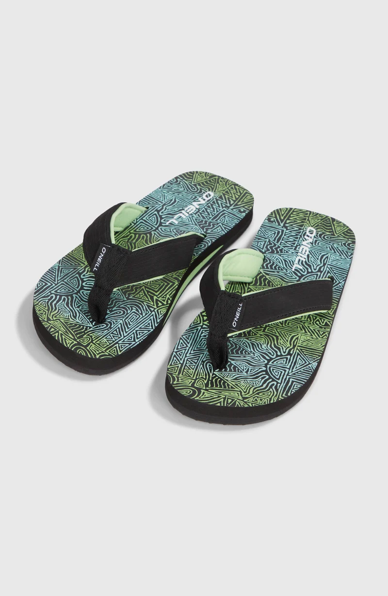 Koosh Graphic slippers | Blue Gradikat