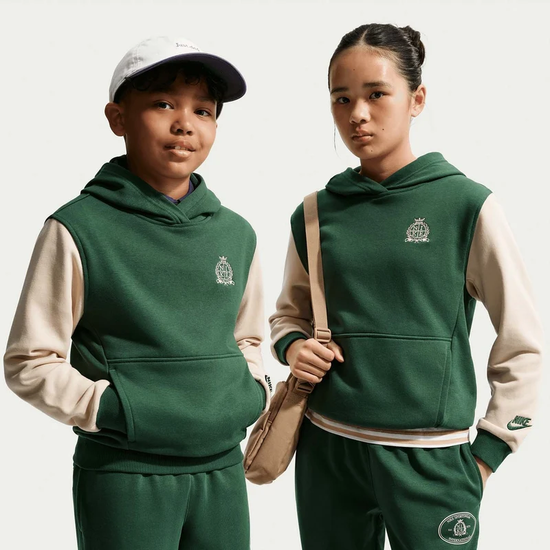 sportswear club big kids' French Terry Hoodie