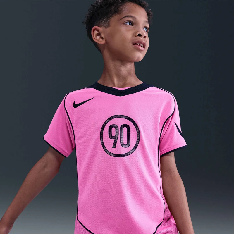 Nike Older Kids' Dri-Fit Football Shirt Total 90