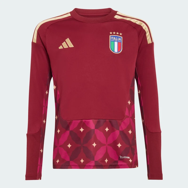 adidas Kids Italy 26 Home Goalkeeper Kids Long Sleeve Jersey