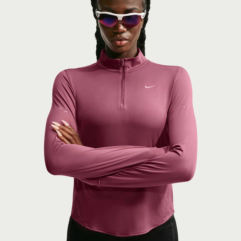 Nike Women's Dri-FIT UV 1/4-Zip Running Top Swift