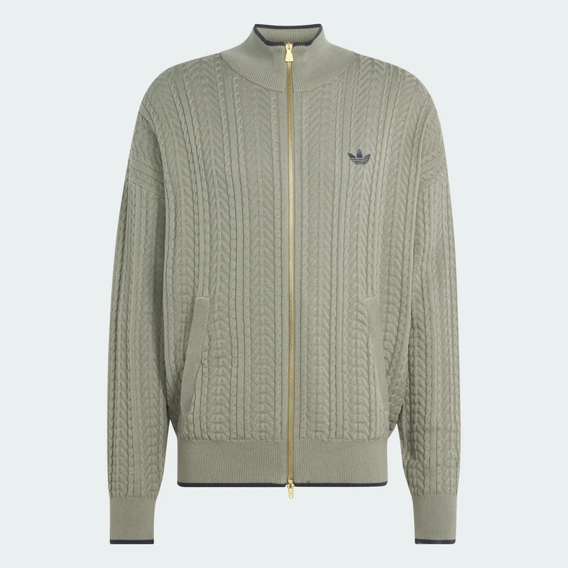 adidas Originals Men FIREBIRD CABLE KNIT TRACK TOP