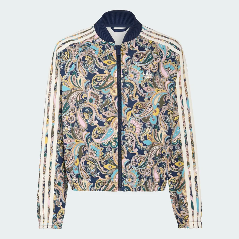 adidas Originals Kids SST LOOSE CROPPED PAISLEY TRACK TOP