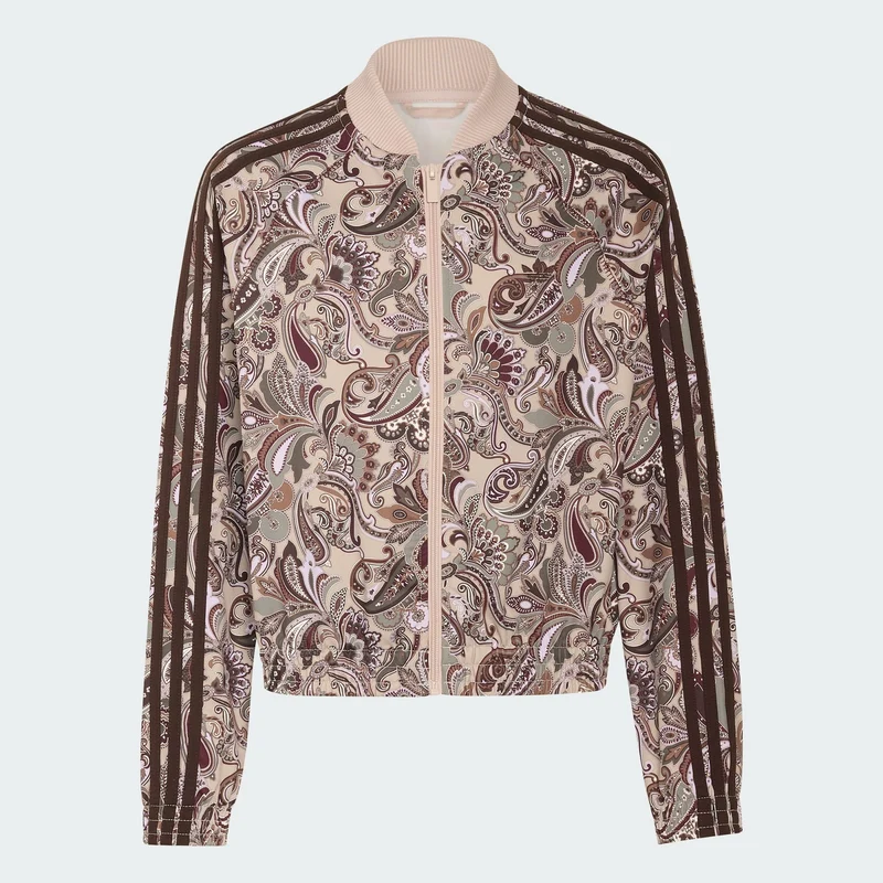 adidas Originals Kids SST LOOSE CROPPED PAISLEY TRACK TOP