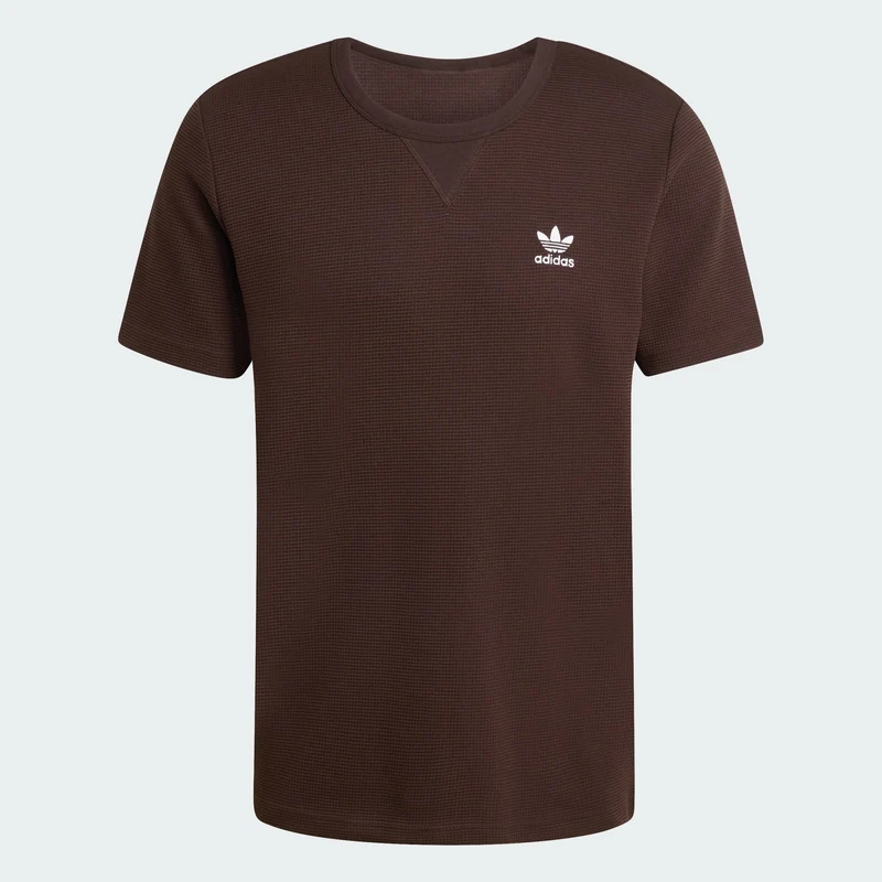 adidas Originals Men Trefoil Essentials Waffle Tee