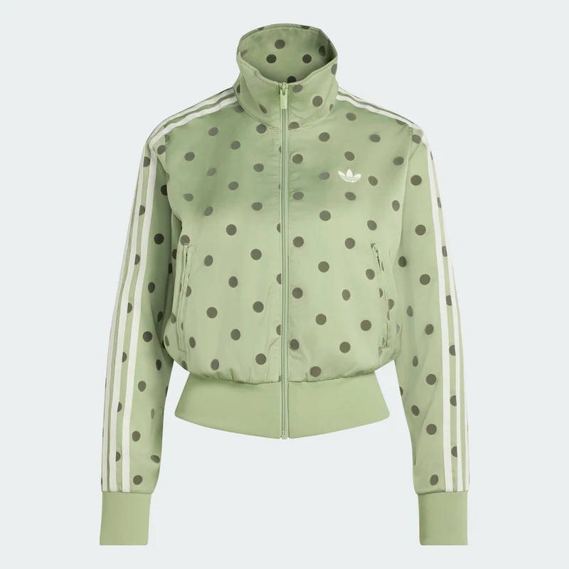adidas Originals Women Satin Polka Dots Tt Track Top