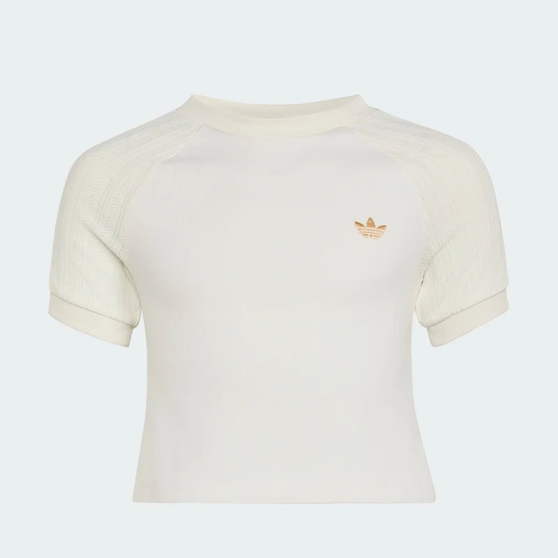 adidas Originals Kids SLIM KNITTED 3 STRIPES TEE