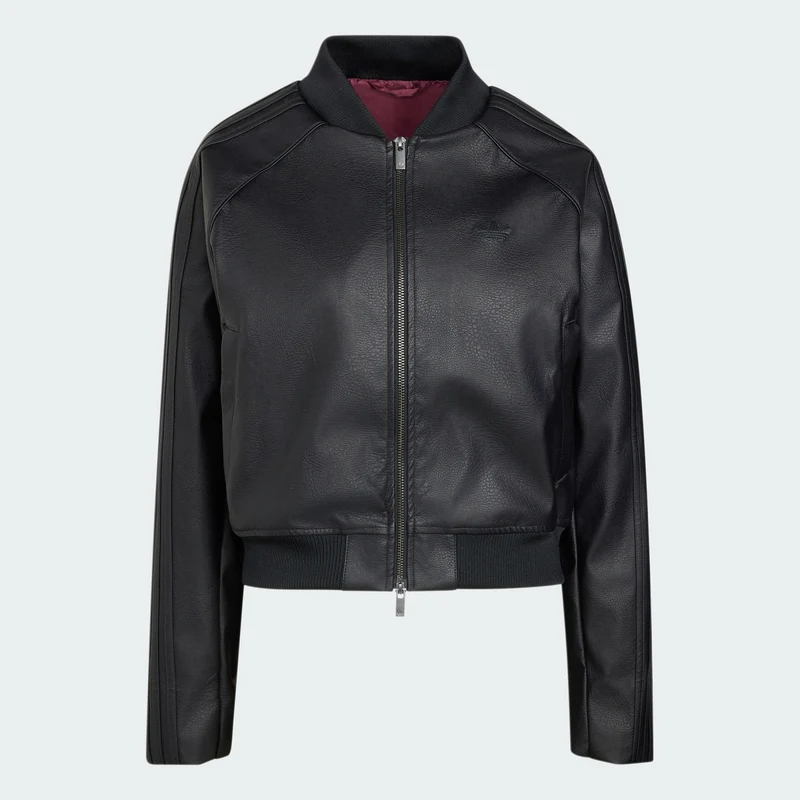 adidas Originals Women PLEATHER SST TRACKTOP