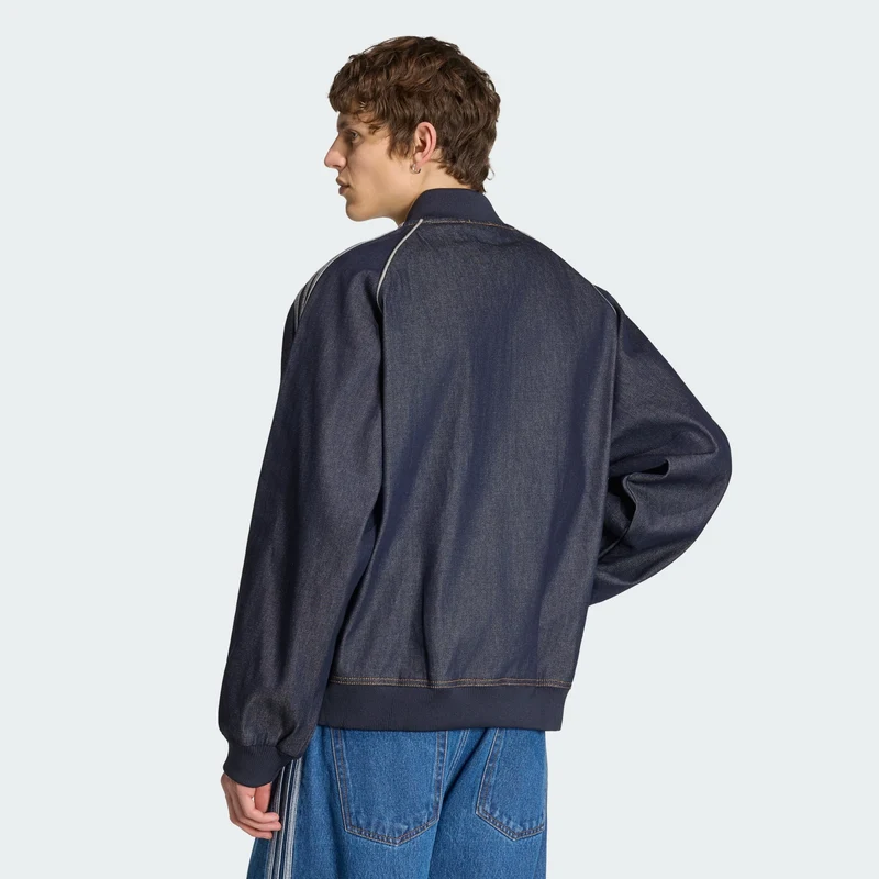 adidas Originals Men SST ADICOLOR DENIM TRACK TOP