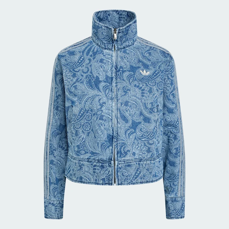 adidas Originals Women ADIDAS LIBERTY LONDON FIREBIRD DENIM TRACKTOP