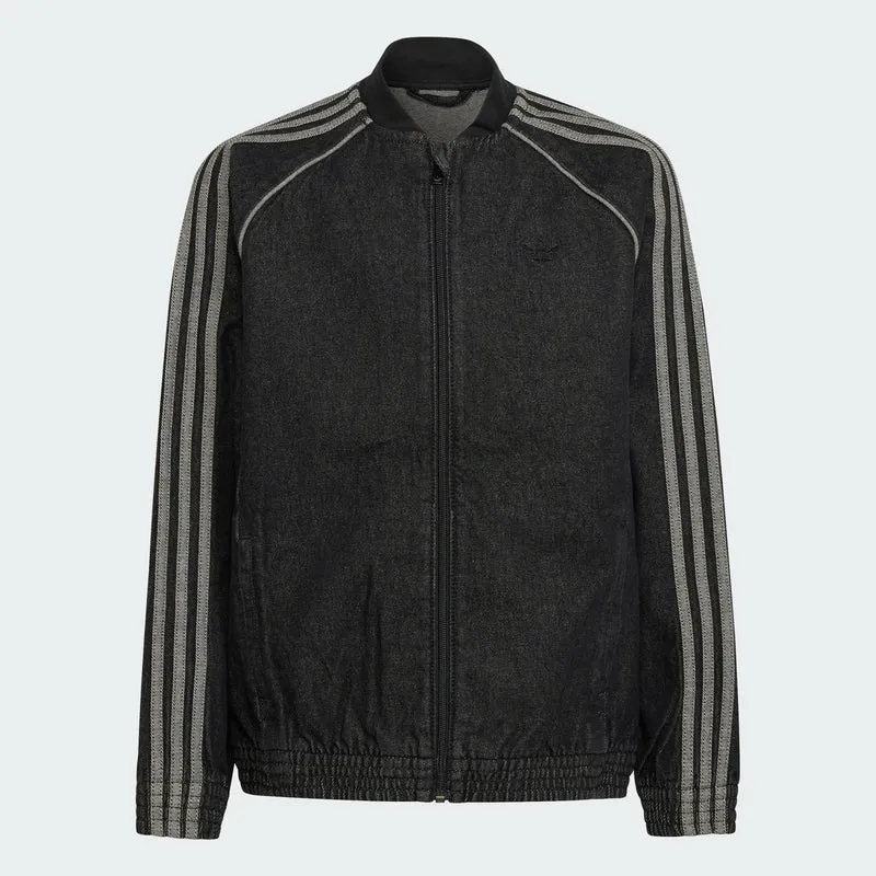 adidas Originals Kids SST LOOSE DENIM TRACK TOP