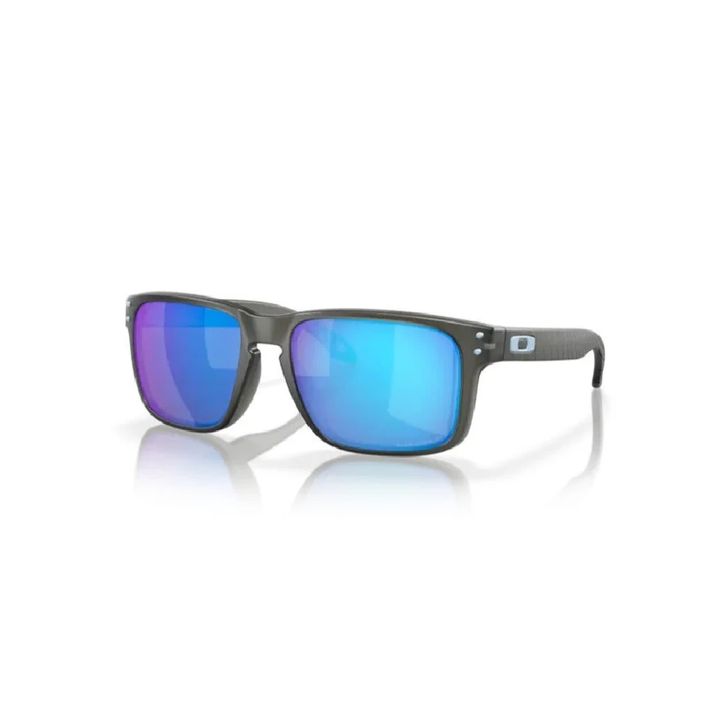 Holbrook Matte Grey Smoke - Prizm Sapphire Polarized