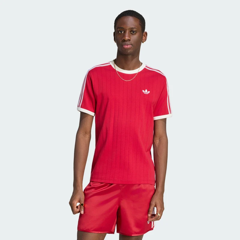 adidas Originals Men DROP NEEDLE 3-STRIPES TEE