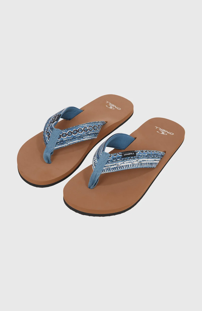 O'Neill stoffen slippers | Blue Pressed Lines