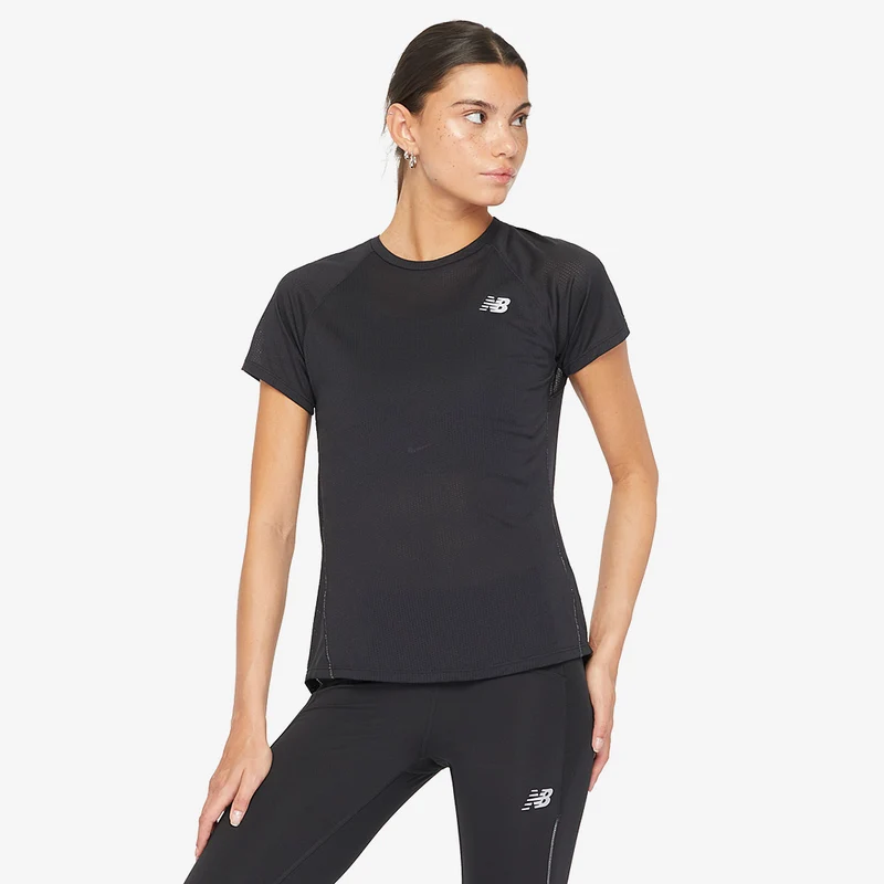 New Balance Womens Impact Run Short Sleeve T-Shirt