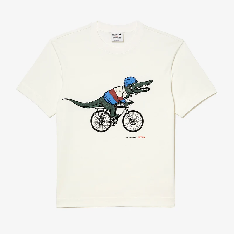 Lacoste x Netflix Sex Education Crew Neck T-Shirt