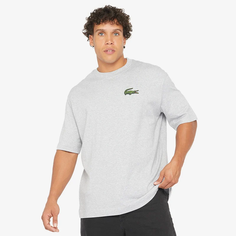 Lacoste Large Crocodile Organic Cotton T-shirt