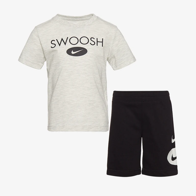 Nike Younger Kids Swoosh Tee and Short Set (2-7Y)