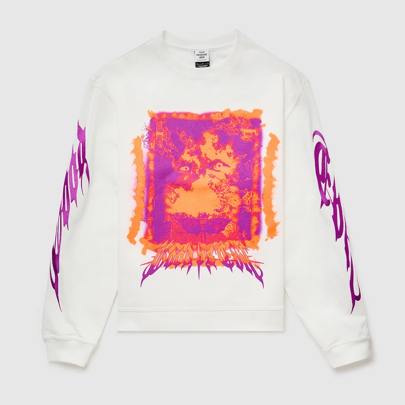 Nike Sportswear 'Your Message Here' Graphic Fleece Crew Sweatshirt