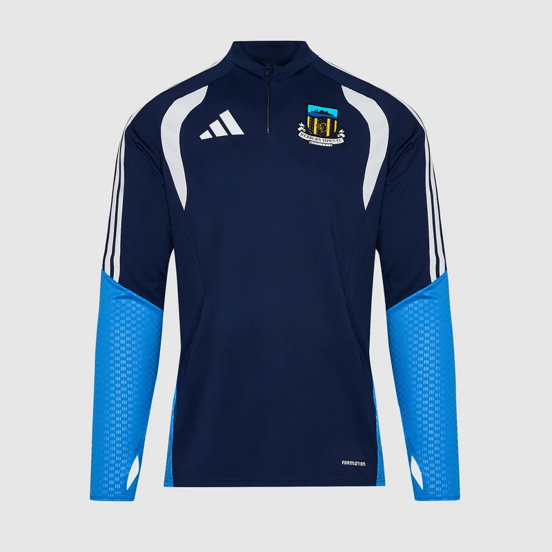 adidas Hebburn Town FC 1/4-Zip Training Drill Top