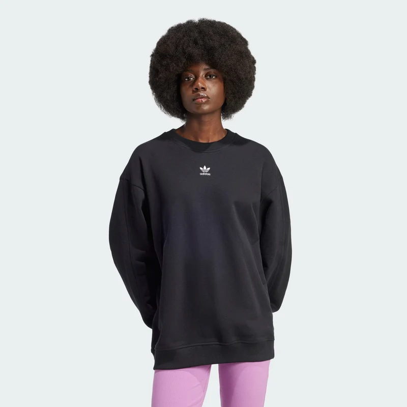 adidas Originals Womens Essentials Oversized French Terry Sweatshirt