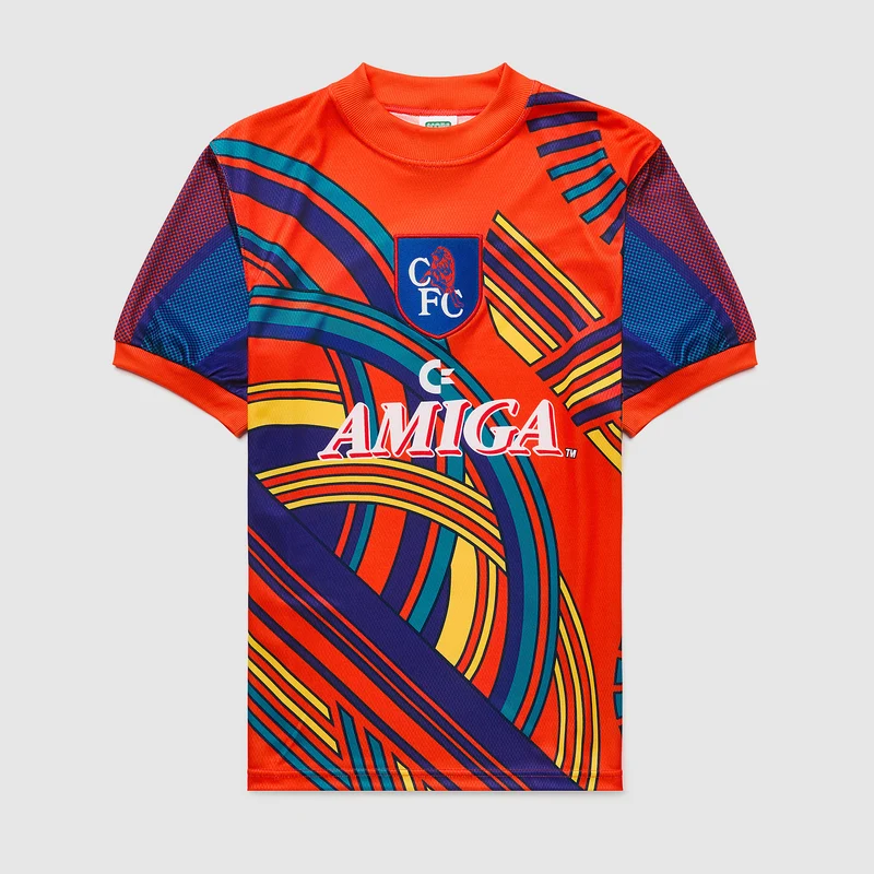 Score Draw Retro Chelsea 1994 Away GK Shirt