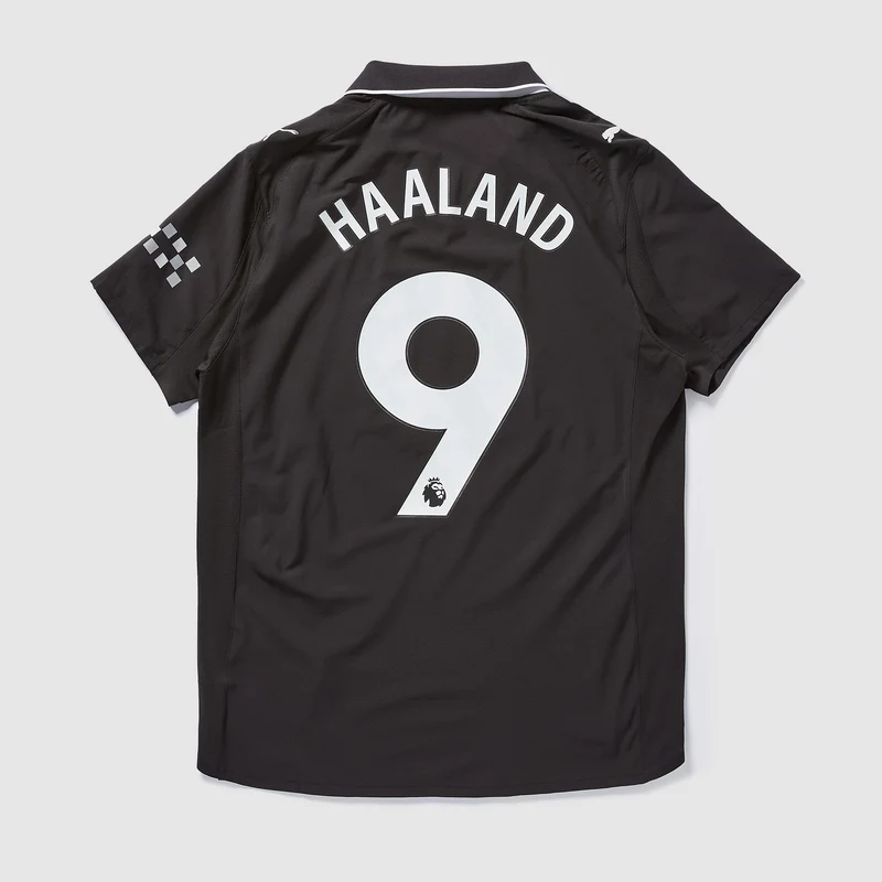 Puma Manchester City 25/26 Authentic Away Shirt with Haaland 9