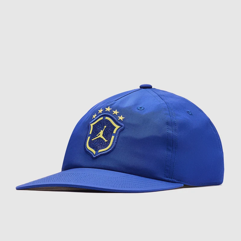 Jordan x Brazil 2026 Pro Unstructured Flat Bill Cap