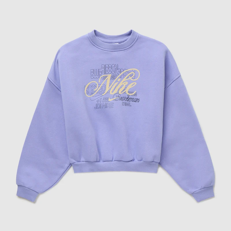 Nike Sportswear Older Kids Club Fleece Crew Neck Sweatshirt (8-15Y)