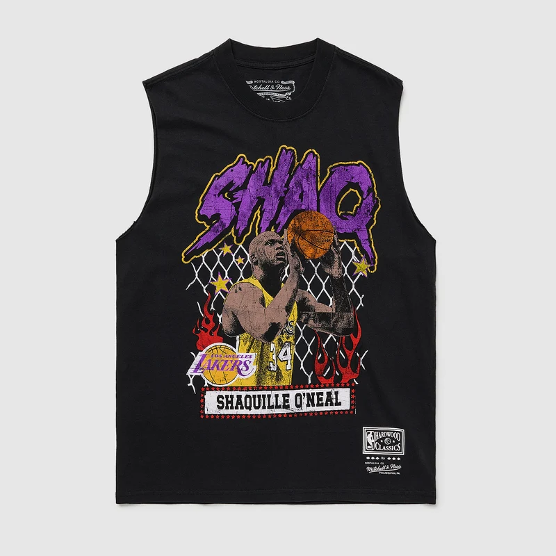Mitchell & Ness NBA Shaquille O'Neal Los Angeles Lakers Best In Class Tank Top