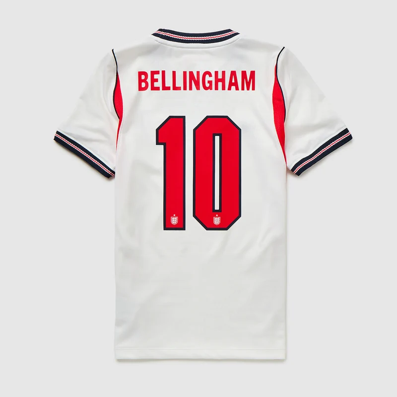 Nike England 2026 Kids Dri-FIT Stadium Home Shirt with Bellingham 10