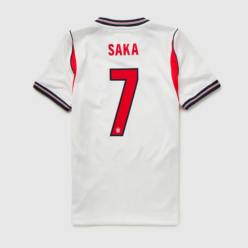 Nike England 2026 Kids Dri-FIT Stadium Home Shirt with Saka 7