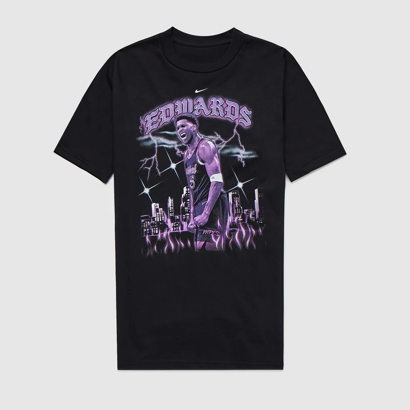 Nike NBA Older Kids Minnesota Timberwolves Anthony Edwards CE Player T-Shirt