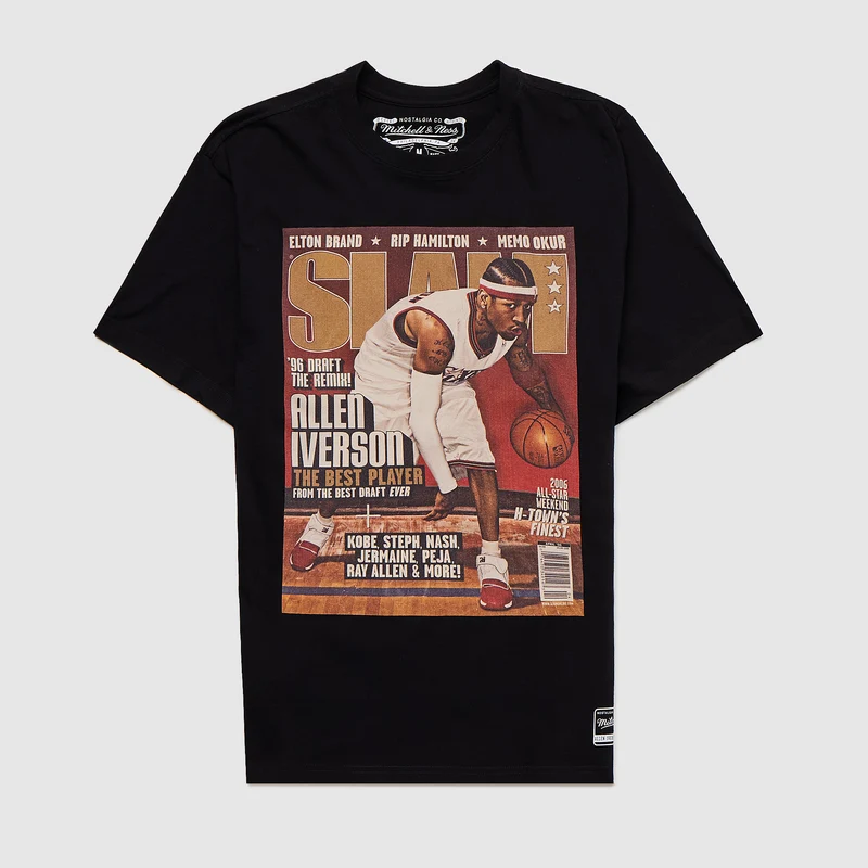 Mitchell & Ness NBA Allen Iverson Philadelphia 76ers Slam T-Shirt