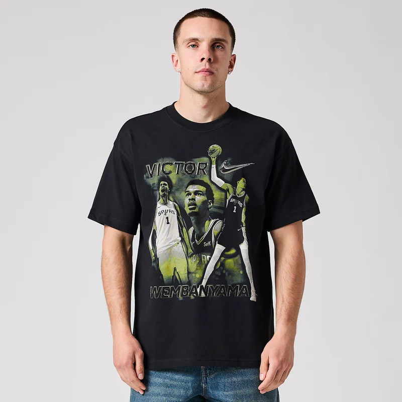 Nike NBA Victor Wembanyama San Antonio Spurs Courtside T-Shirt