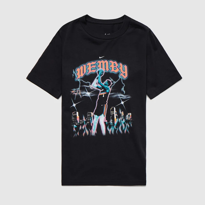 Nike NBA Older Kids San Antonio Spurs Victor Wembanyaya CE Player T-Shirt