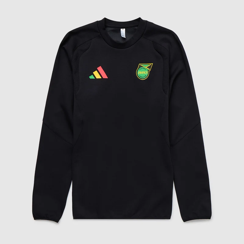 adidas Jamaica 2026 Tiro Travel Crewneck Sweatshirt