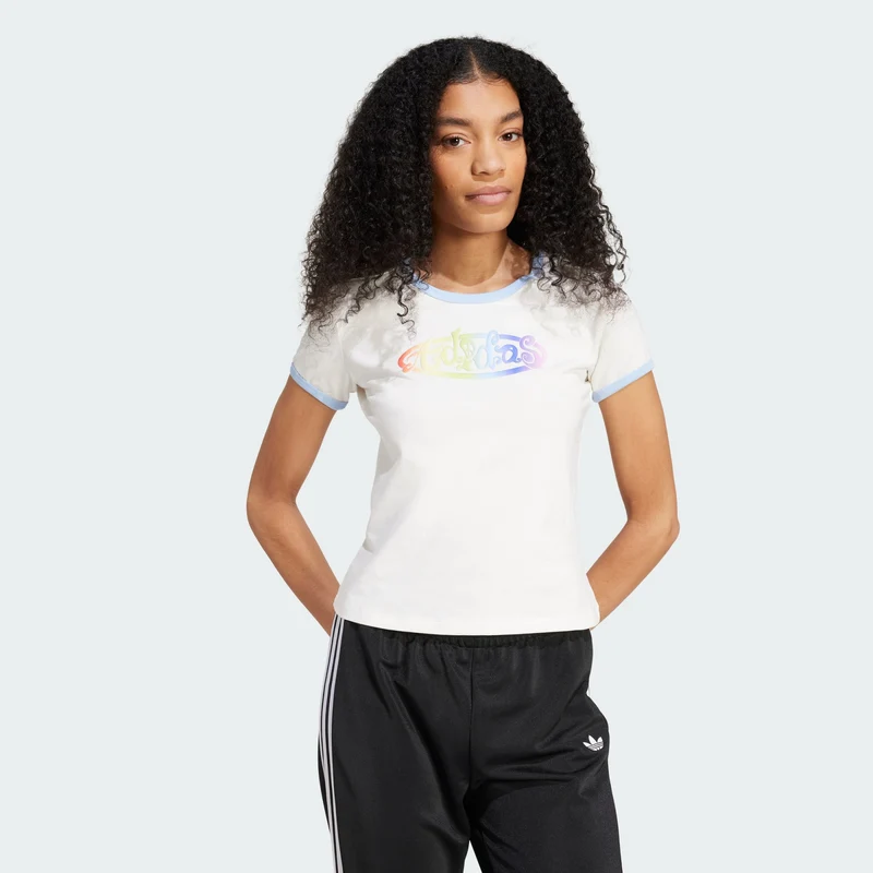 adidas Originals Womens x Jeremy Scott Graphic Slim Tee
