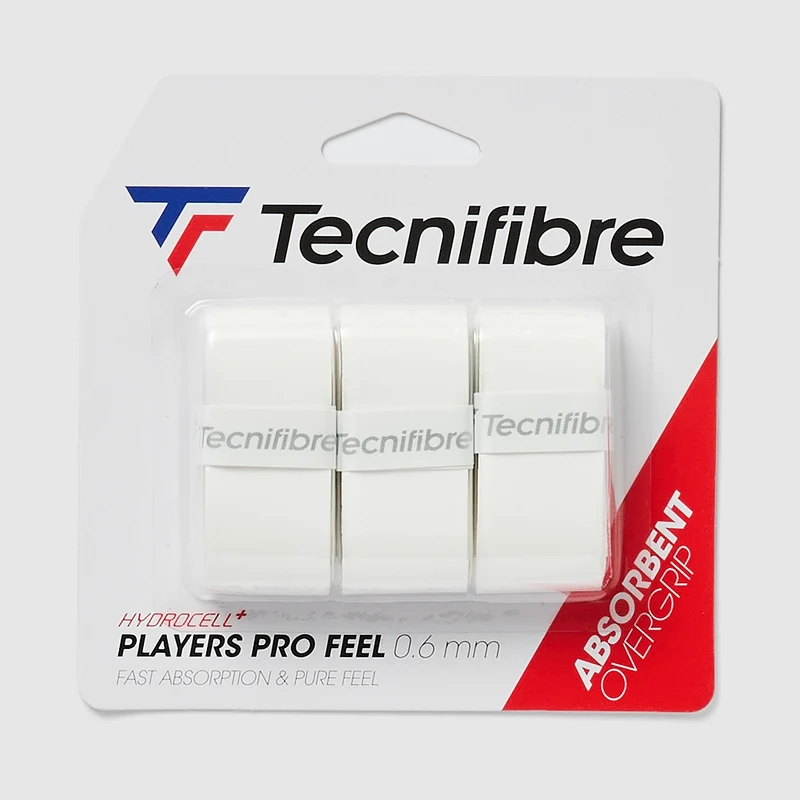 Tecnifibre Players Pro Feel Overgrips (Pack of 3)