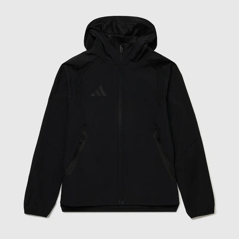 adidas Junior Tiro Travel Slim-Fit Hooded Windbreaker