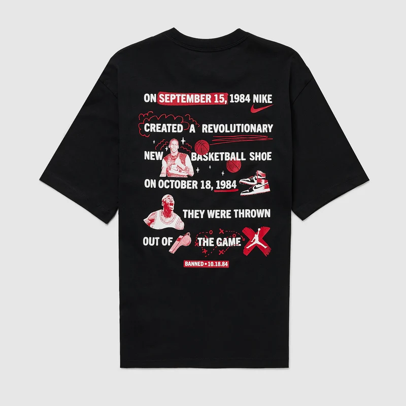 Jordan Banned GFX SS Crew T-Shirt