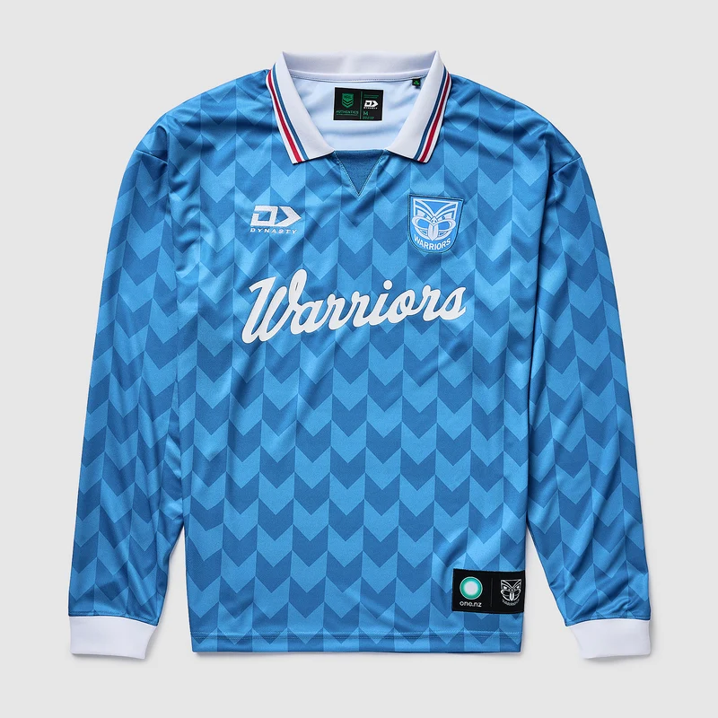 Dynasty New Zealand Warriors 2026 LS Football Retro Shirt