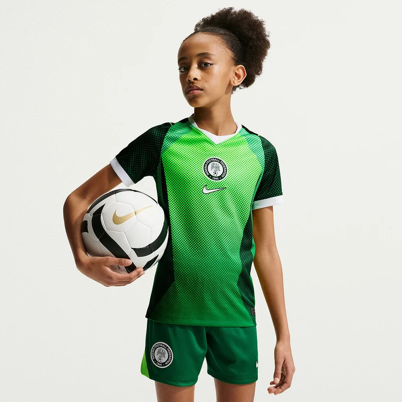 Nike Nigeria 2026 Kids Dri-FIT Stadium Home Shirt