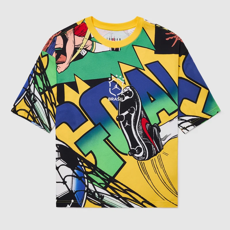Jordan x Brazil 2026 Essentials Boxy T-Shirt